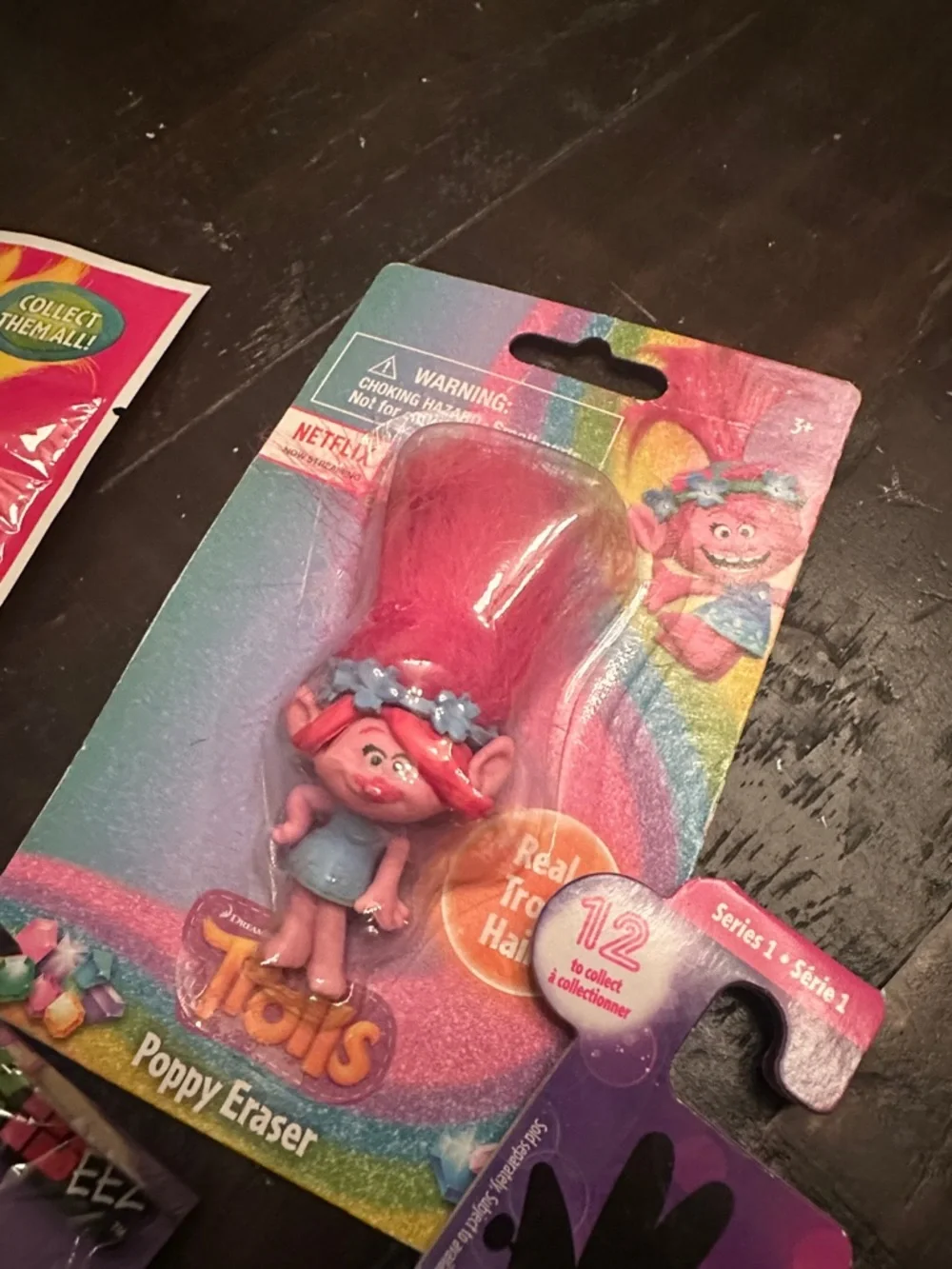 Trolls Pink Poppy Figure & Collectible Pack Bundle